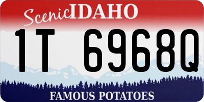 ID license plate 1T6968Q
