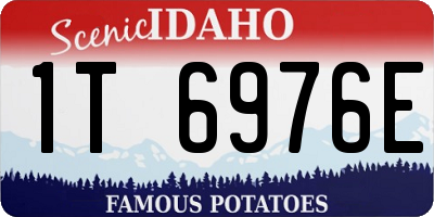 ID license plate 1T6976E