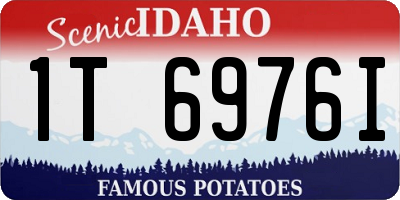 ID license plate 1T6976I