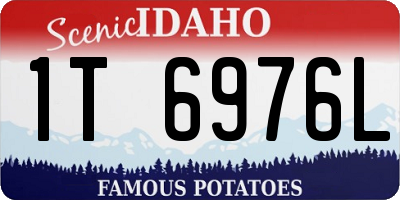 ID license plate 1T6976L