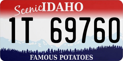 ID license plate 1T6976O