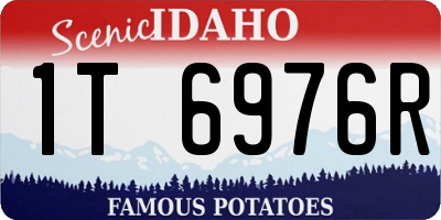 ID license plate 1T6976R