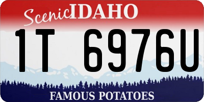ID license plate 1T6976U