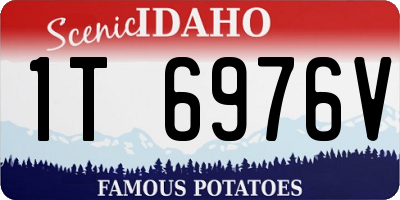 ID license plate 1T6976V
