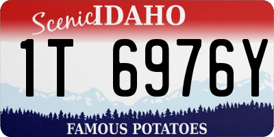 ID license plate 1T6976Y
