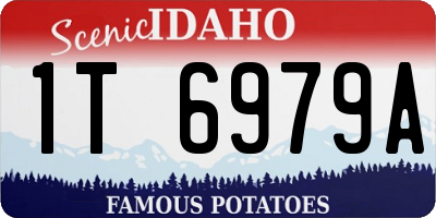 ID license plate 1T6979A