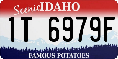 ID license plate 1T6979F