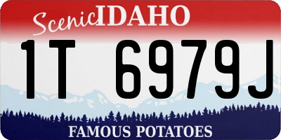 ID license plate 1T6979J
