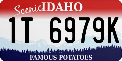 ID license plate 1T6979K