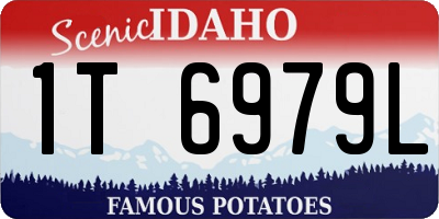 ID license plate 1T6979L