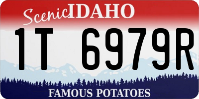 ID license plate 1T6979R
