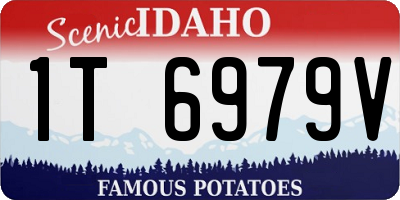 ID license plate 1T6979V