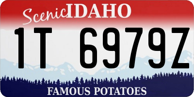 ID license plate 1T6979Z