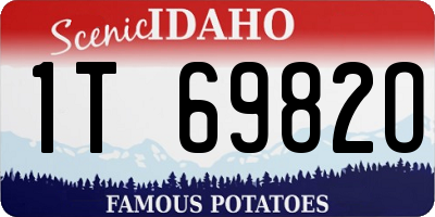 ID license plate 1T6982O