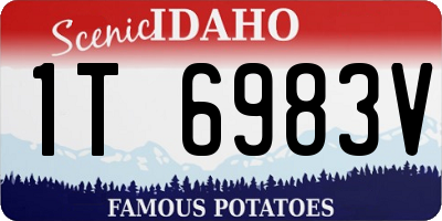 ID license plate 1T6983V