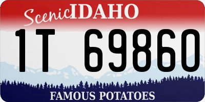 ID license plate 1T6986O