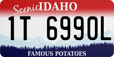 ID license plate 1T6990L
