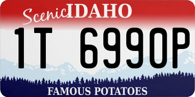 ID license plate 1T6990P
