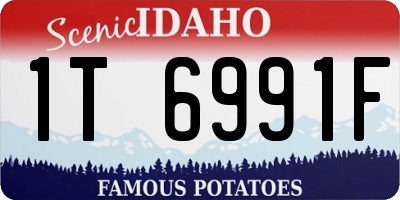 ID license plate 1T6991F