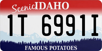 ID license plate 1T6991I