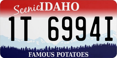 ID license plate 1T6994I