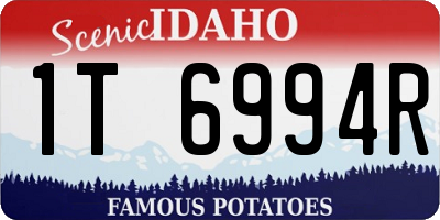 ID license plate 1T6994R