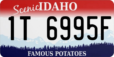 ID license plate 1T6995F