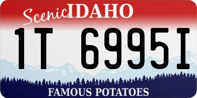 ID license plate 1T6995I