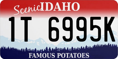 ID license plate 1T6995K