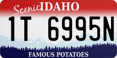 ID license plate 1T6995N