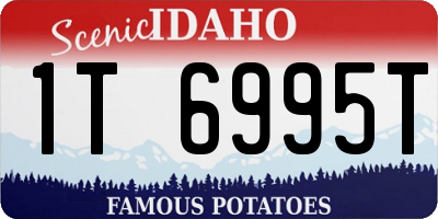 ID license plate 1T6995T
