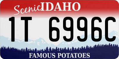 ID license plate 1T6996C