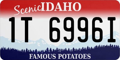 ID license plate 1T6996I