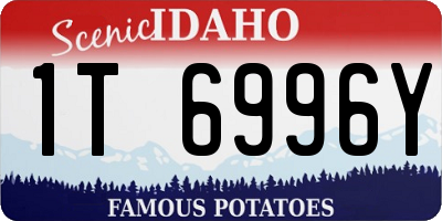 ID license plate 1T6996Y