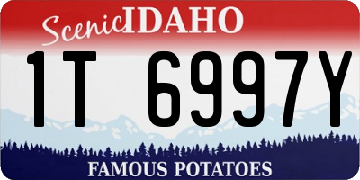 ID license plate 1T6997Y