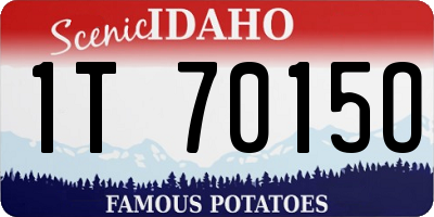 ID license plate 1T7015O