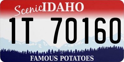 ID license plate 1T7016O