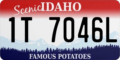 ID license plate 1T7046L