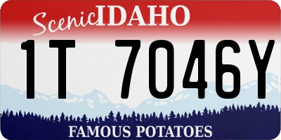 ID license plate 1T7046Y