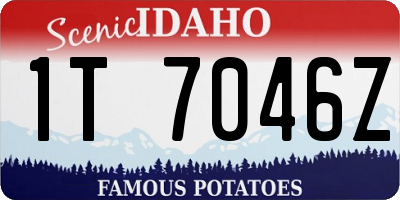 ID license plate 1T7046Z