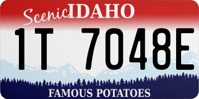 ID license plate 1T7048E