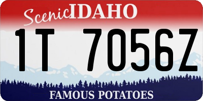 ID license plate 1T7056Z
