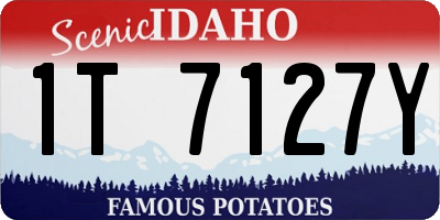 ID license plate 1T7127Y