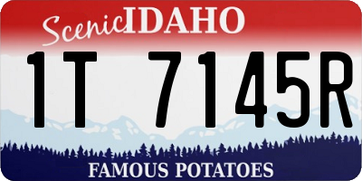 ID license plate 1T7145R