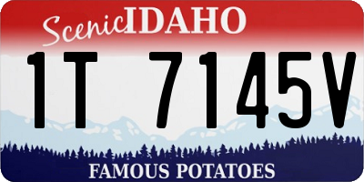 ID license plate 1T7145V