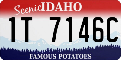 ID license plate 1T7146C