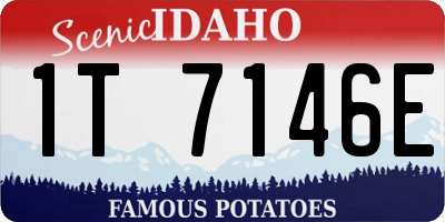 ID license plate 1T7146E