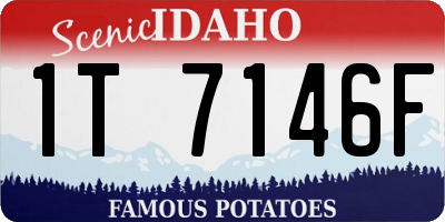 ID license plate 1T7146F