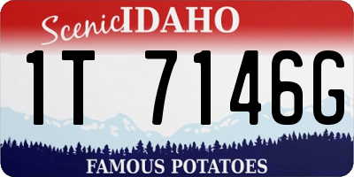 ID license plate 1T7146G