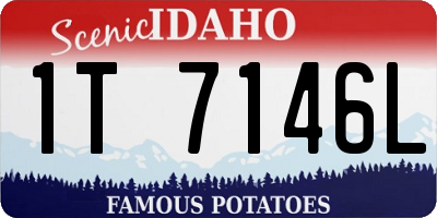 ID license plate 1T7146L